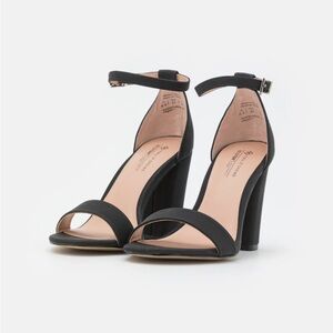 Call It Spring Black High Heel Sandals - Tayvia 7.5